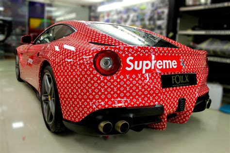 Rashed Belhasa's Ferrari at the FoilX workshop..